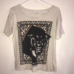 FOREVER 21 Relaxed Jaguar Tee
